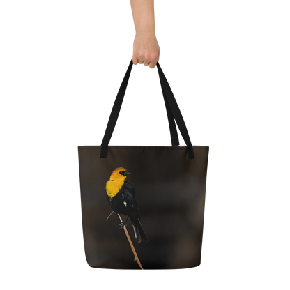 Yellow Headed All-Over Print Large Tote Bag - The Overland Diaries