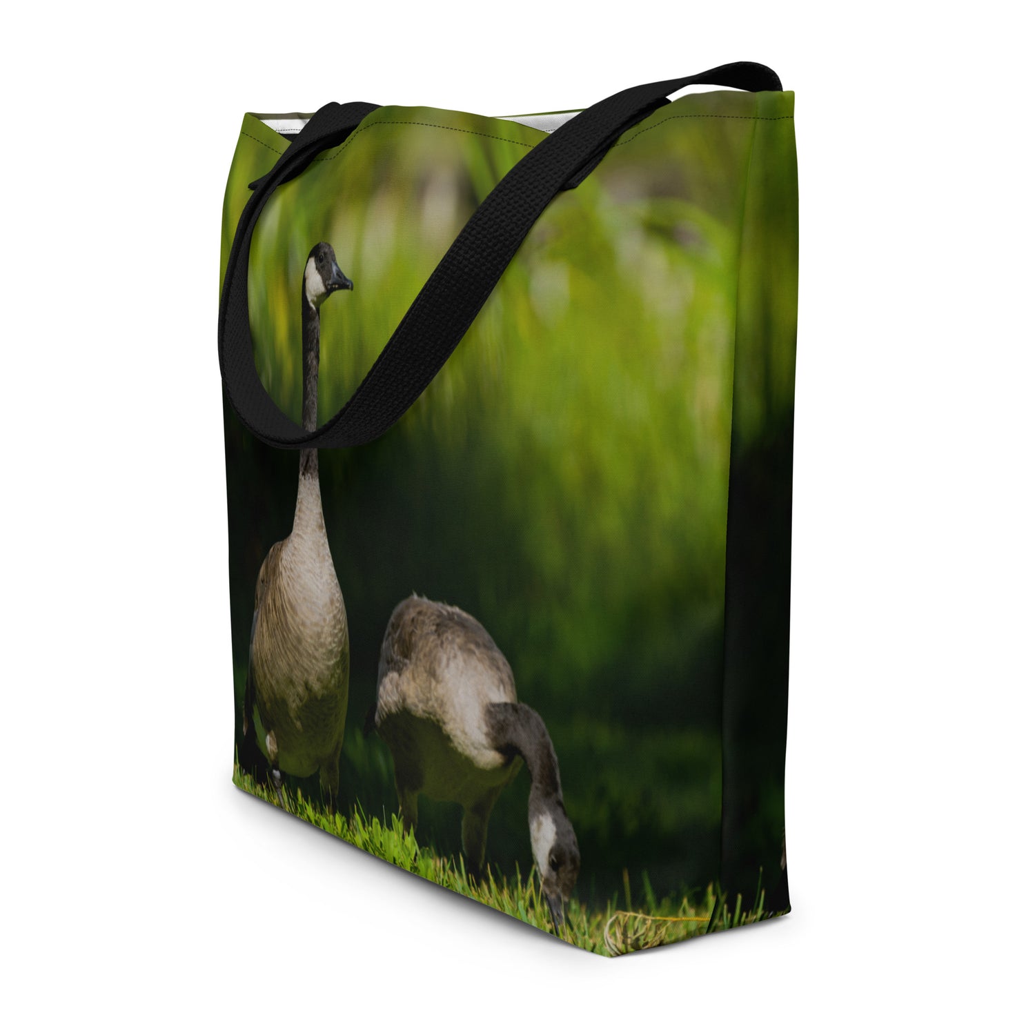 Canada Geese All-Over Print Large Tote Bag - The Overland Diaries