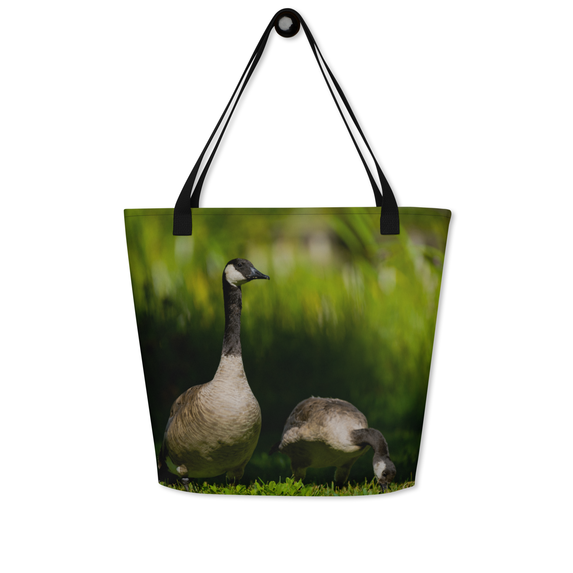 Canada Geese All-Over Print Large Tote Bag - The Overland Diaries