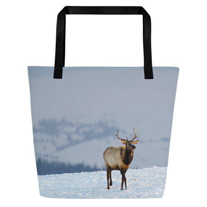 Elk beautiful light All-Over Print Large Tote Bag - The Overland Diaries