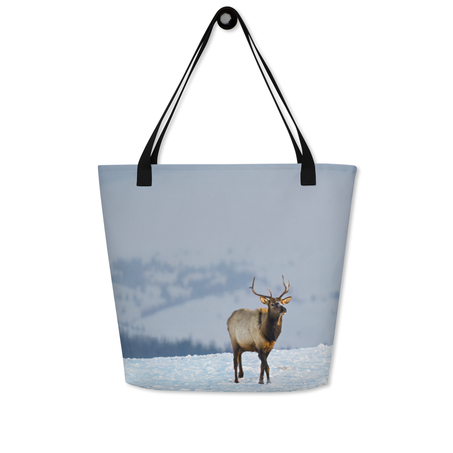 Elk beautiful light All-Over Print Large Tote Bag - The Overland Diaries