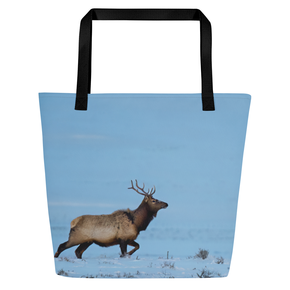 Elk All-Over Print Large Tote Bag - The Overland Diaries