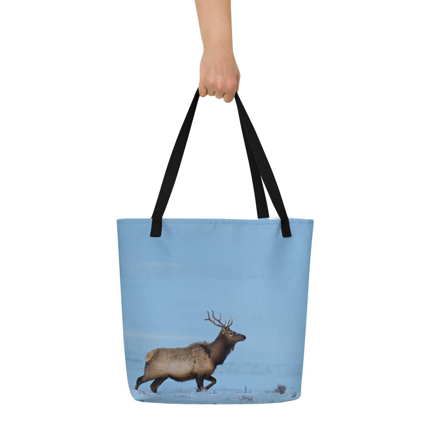 Elk All-Over Print Large Tote Bag - The Overland Diaries