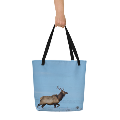 Elk All-Over Print Large Tote Bag - The Overland Diaries