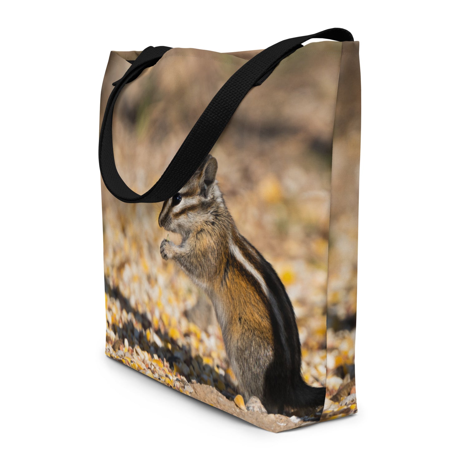 Chipmunk All-Over Print Large Tote Bag - The Overland Diaries