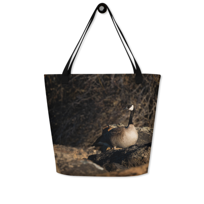 Canada Geese All-Over Print Large Tote Bag - The Overland Diaries