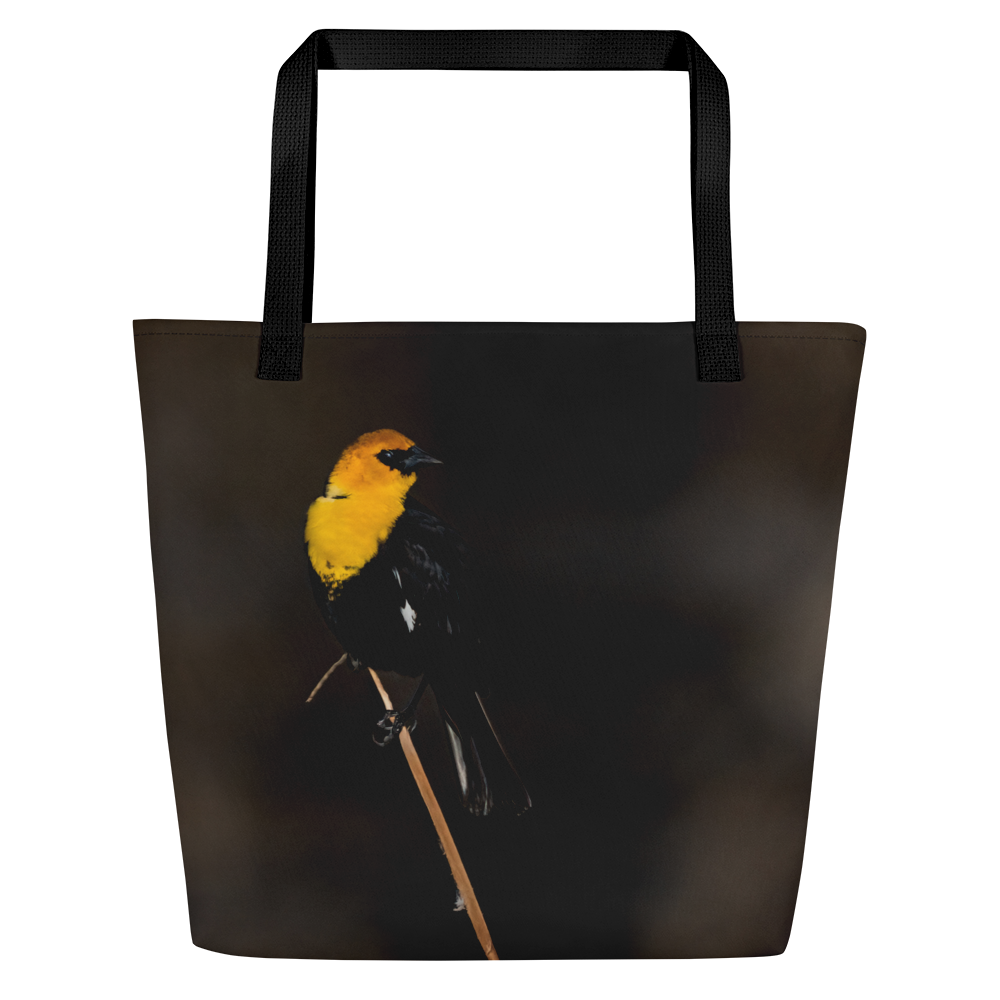 Yellow Headed All-Over Print Large Tote Bag - The Overland Diaries