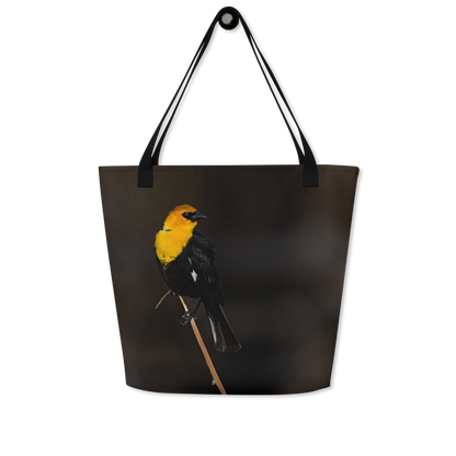 Yellow Headed All-Over Print Large Tote Bag - The Overland Diaries