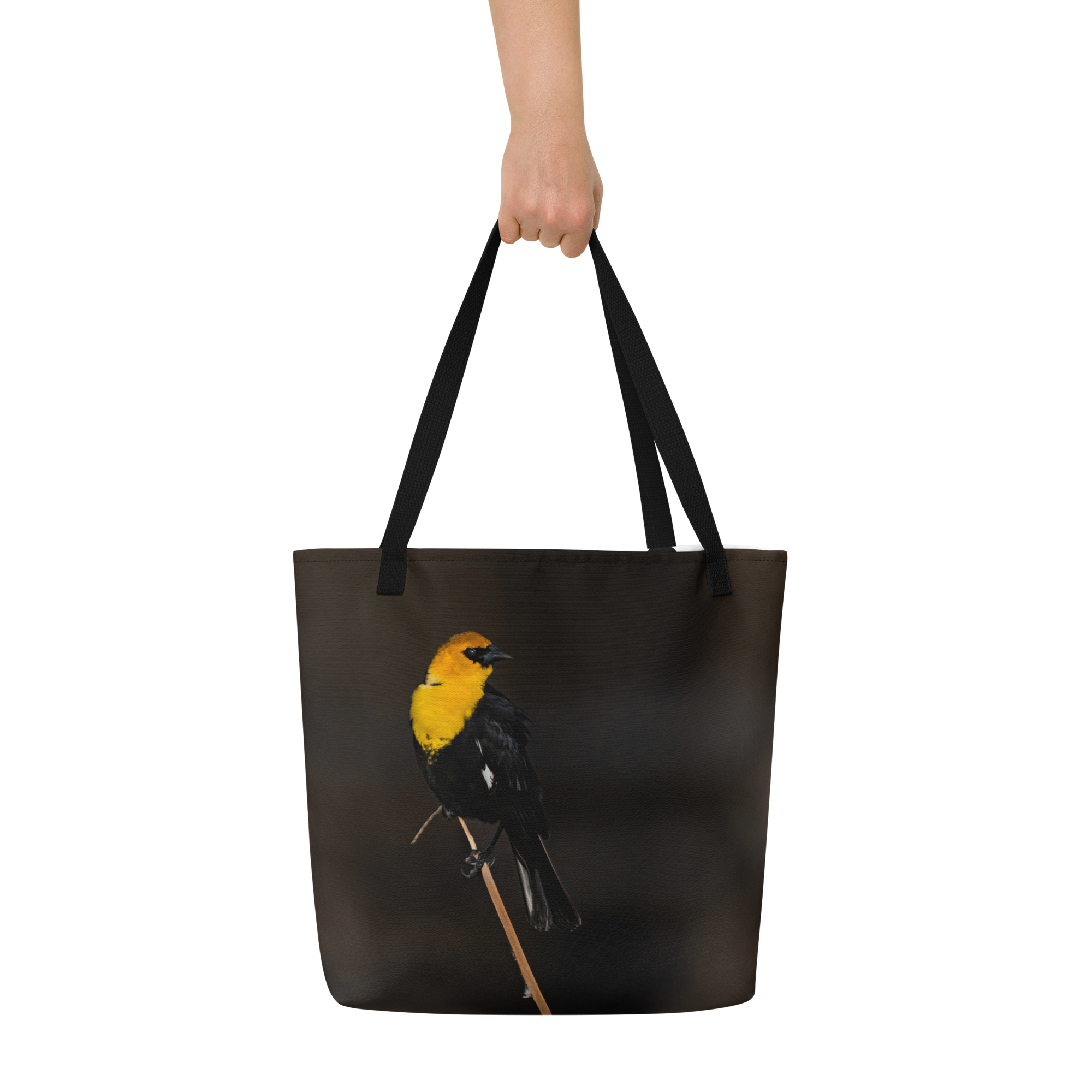 Yellow Headed All-Over Print Large Tote Bag - The Overland Diaries