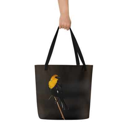 Yellow Headed All-Over Print Large Tote Bag - The Overland Diaries