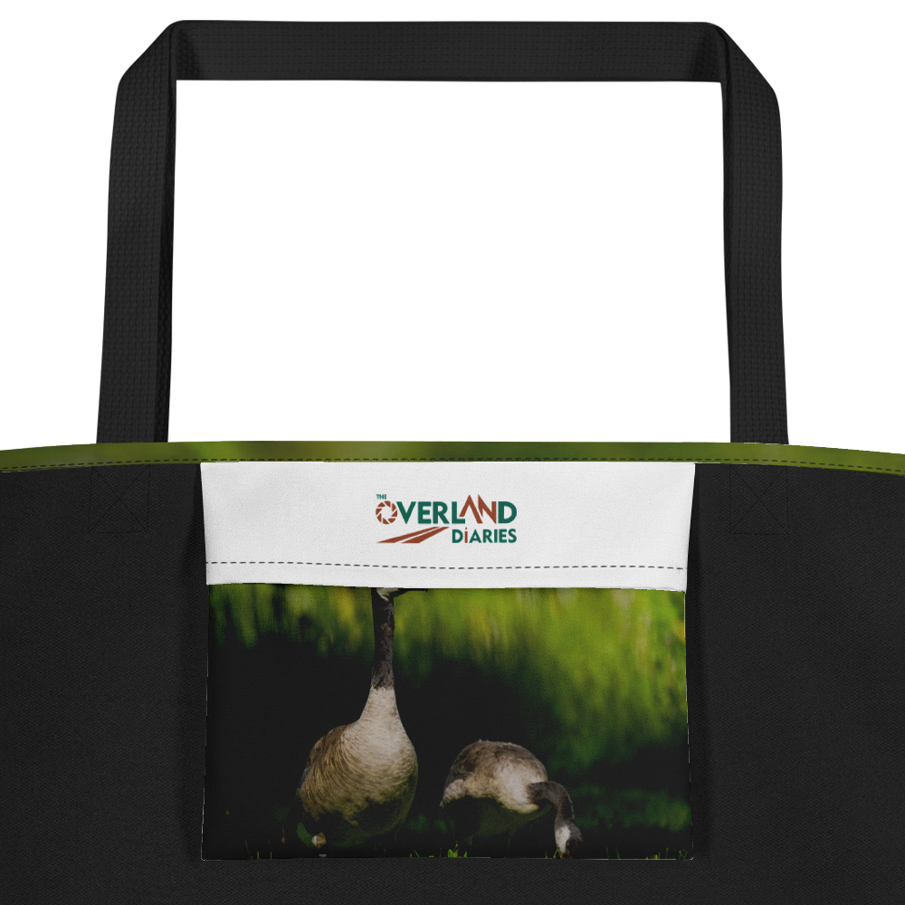 Canada Geese All-Over Print Large Tote Bag - The Overland Diaries