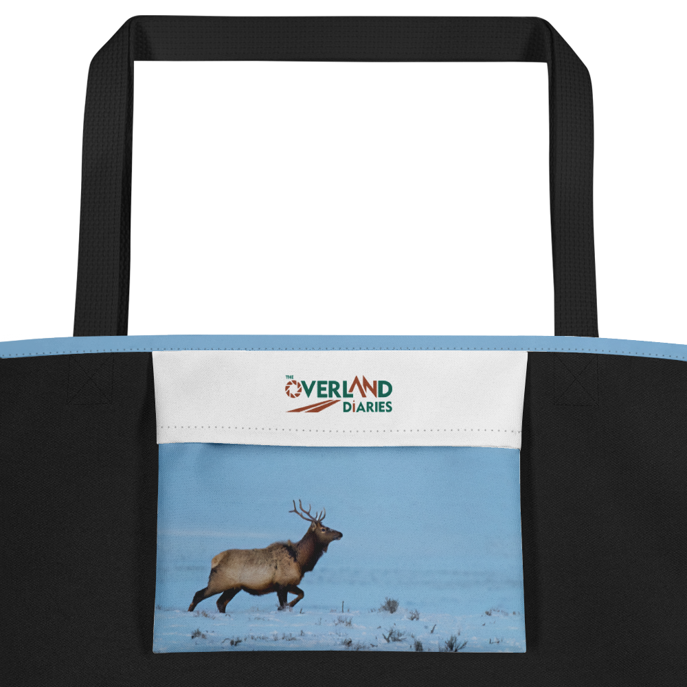 Elk All-Over Print Large Tote Bag - The Overland Diaries