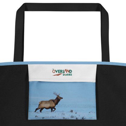 Elk All-Over Print Large Tote Bag - The Overland Diaries