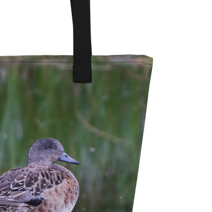 American Wigeon All-Over Print Large Tote Bag - The Overland Diaries