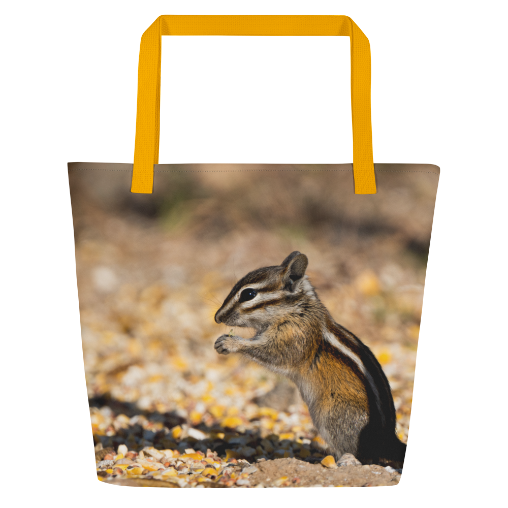 Chipmunk All-Over Print Large Tote Bag - The Overland Diaries