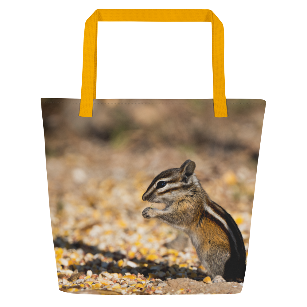 Chipmunk All-Over Print Large Tote Bag - The Overland Diaries