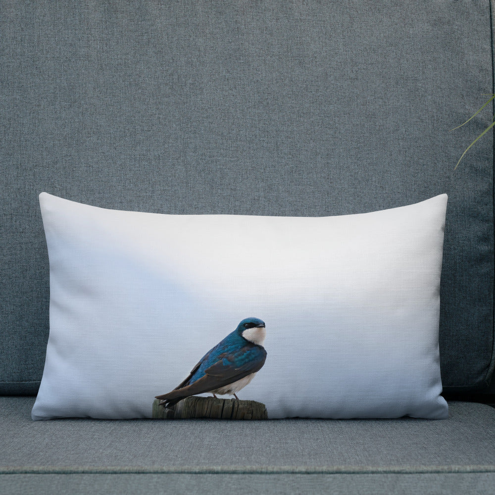 Tree Swallow Premium Pillow - The Overland Diaries