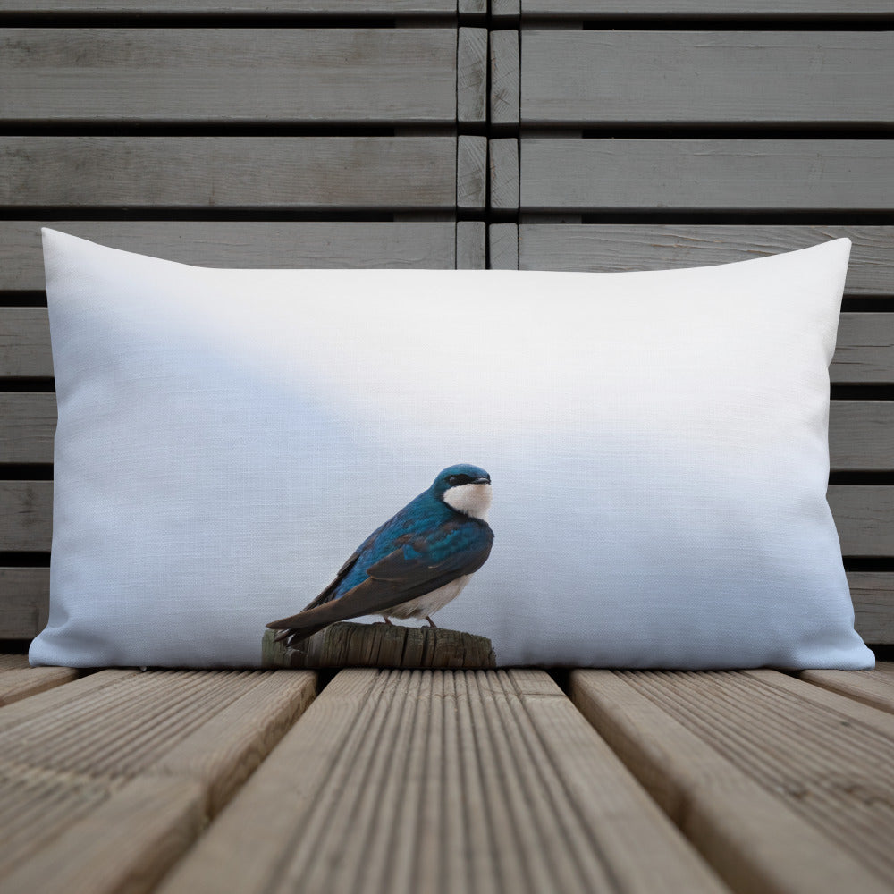 Tree Swallow Premium Pillow - The Overland Diaries