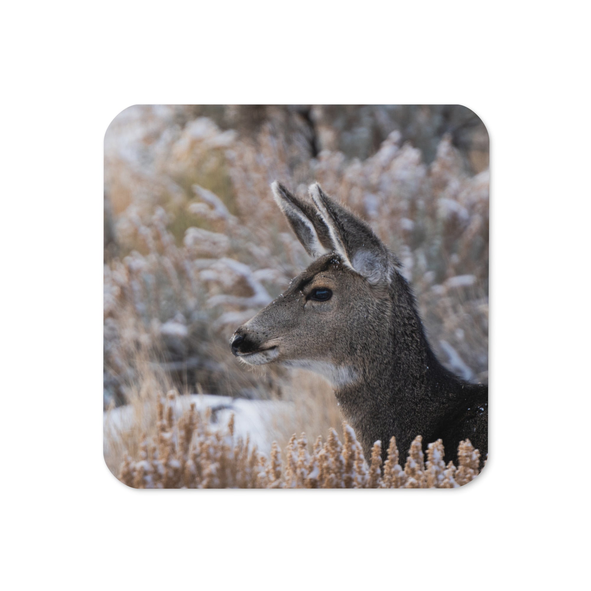 Mule Deer Fawn Cork-Back Coaster - The Overland Diaries