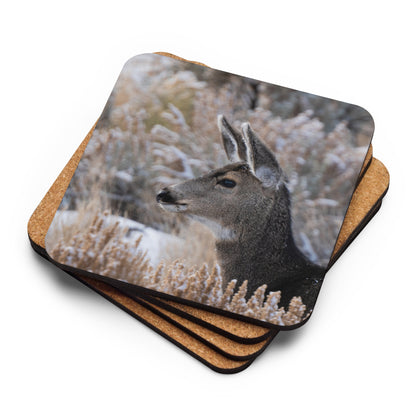 Mule Deer Fawn Cork-Back Coaster - The Overland Diaries