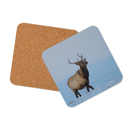 Elk Cork-back coaster - The Overland Diaries