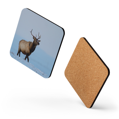 Elk Cork-back coaster - The Overland Diaries