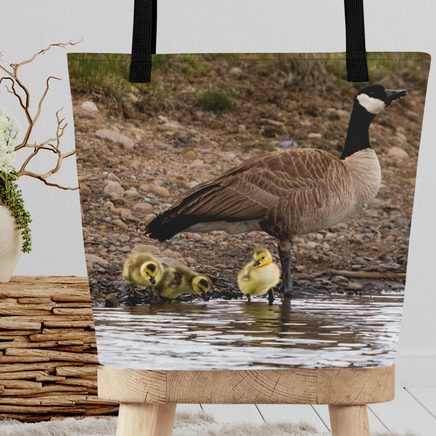 Goslings All-Over Print Large Tote Bag - The Overland Diaries