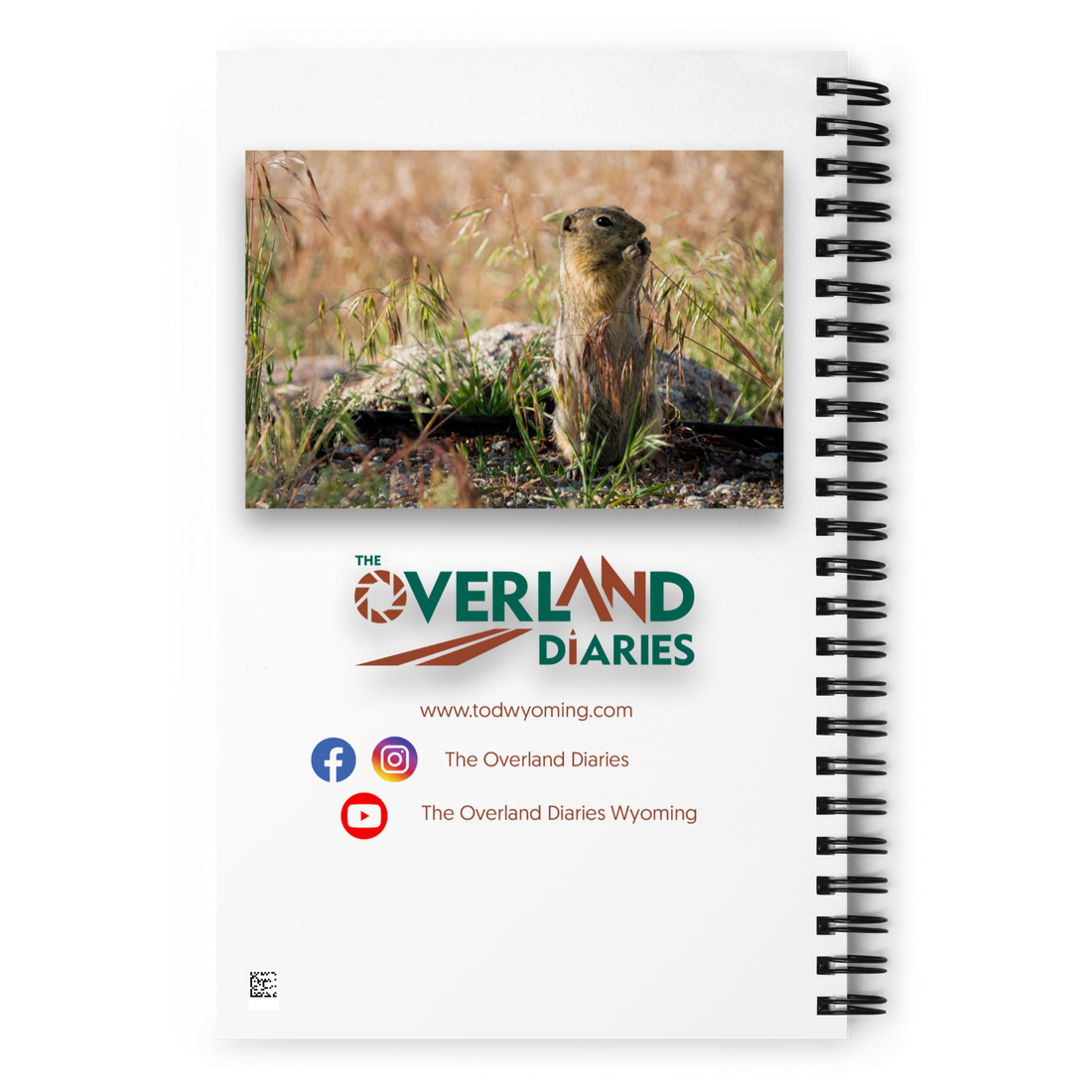 Gopher Spiral Notebook - The Overland Diaries