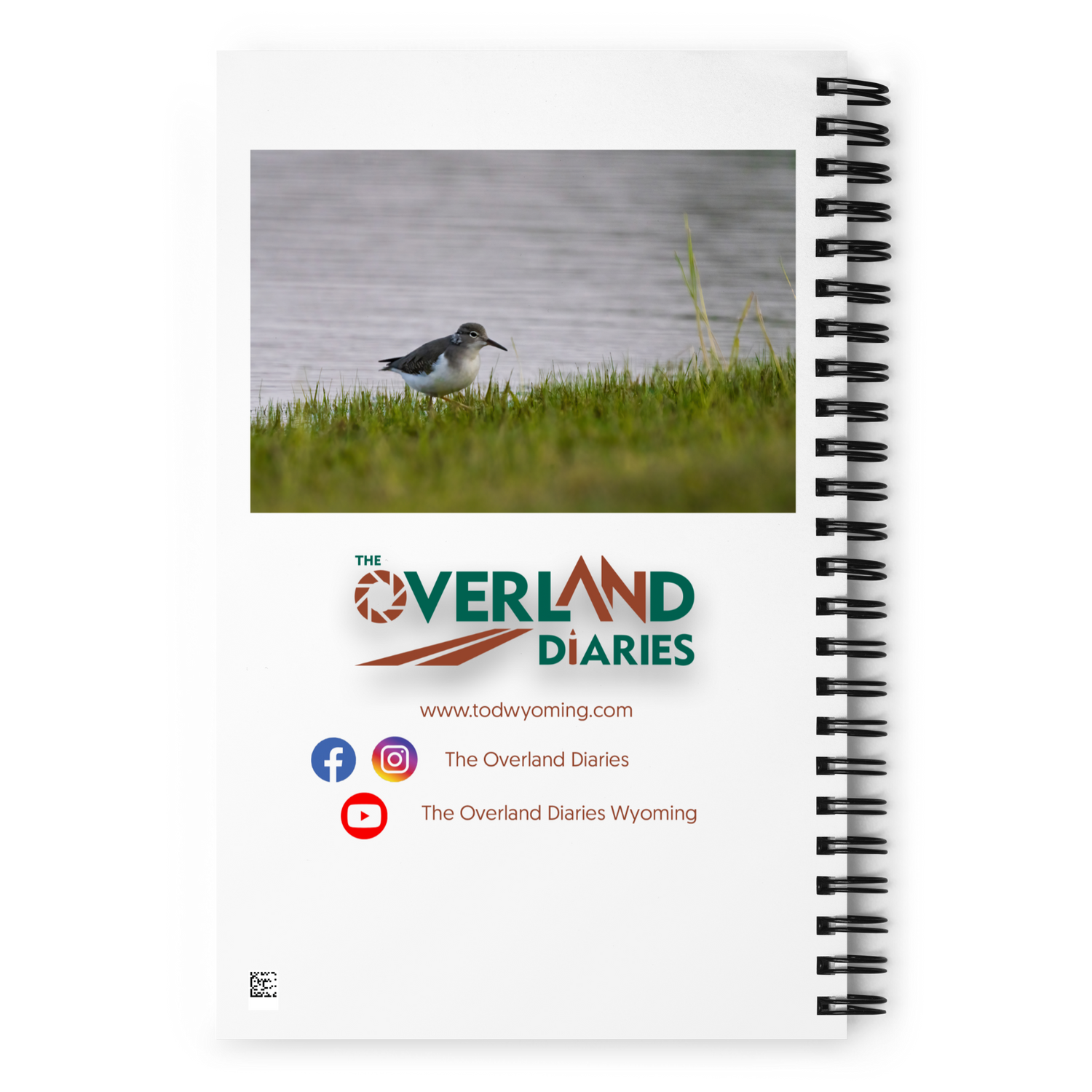 Spotted Sandpipper Spiral Notebook - The Overland Diaries