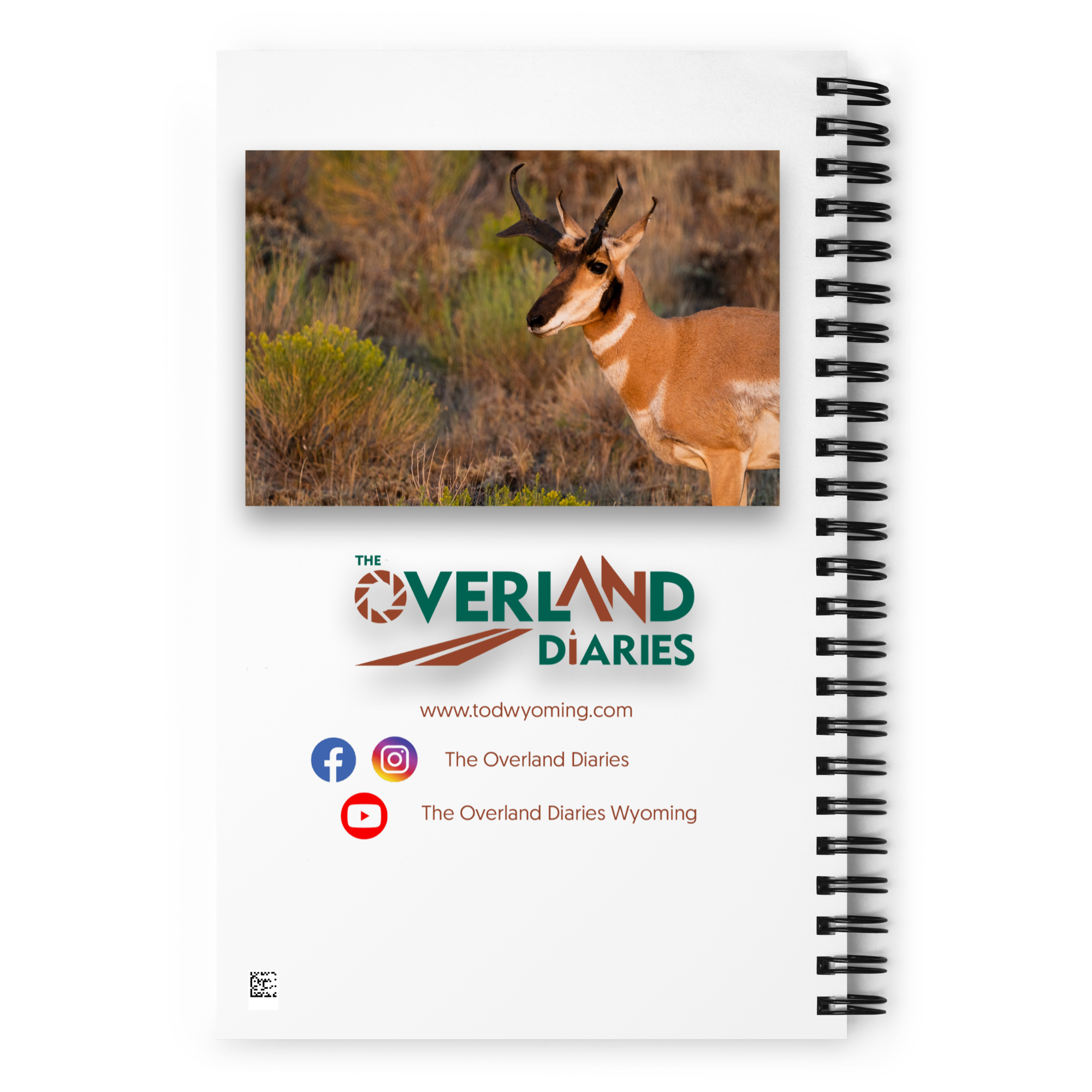 Pronghorn Spiral Notebook - The Overland Diaries