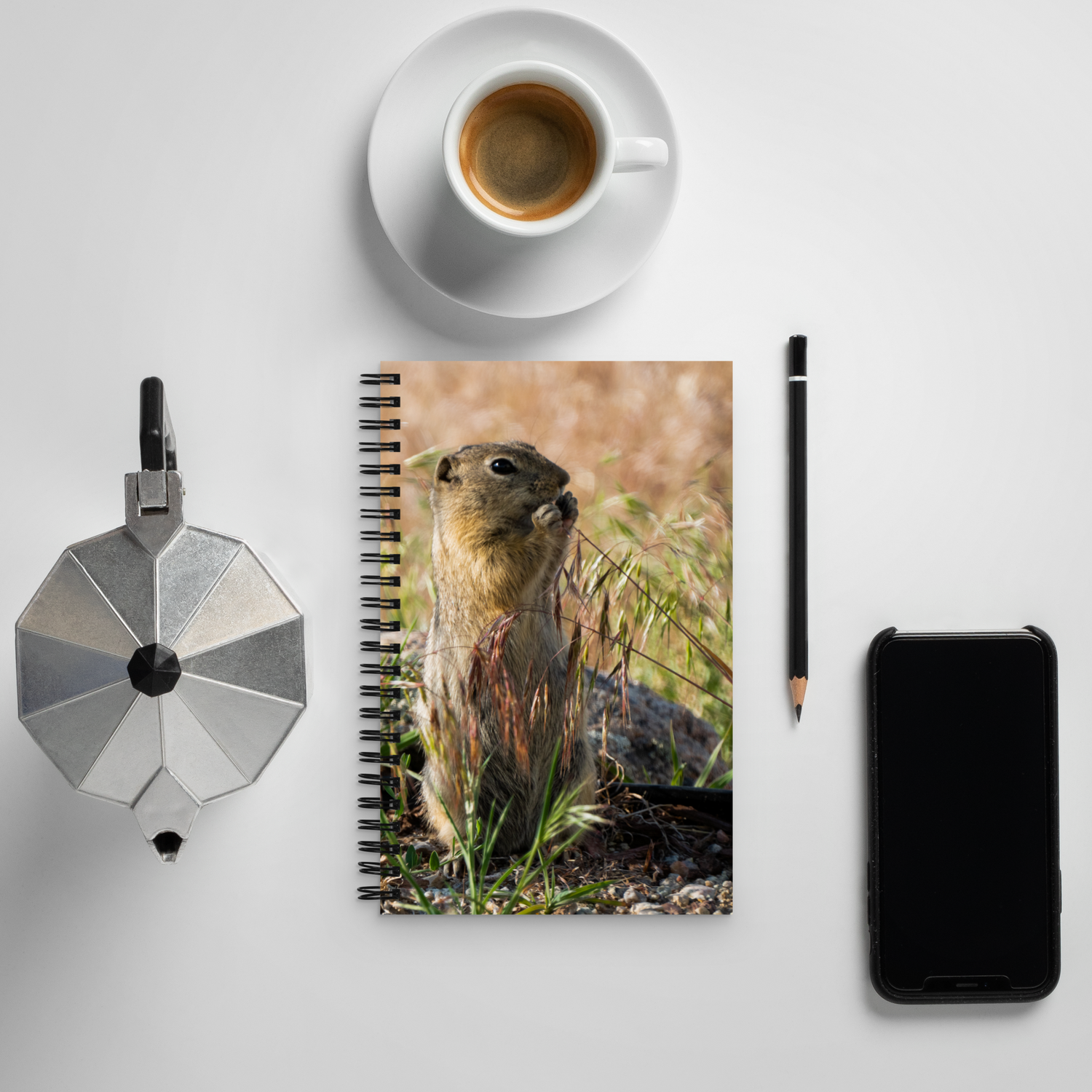 Gopher Spiral Notebook - The Overland Diaries