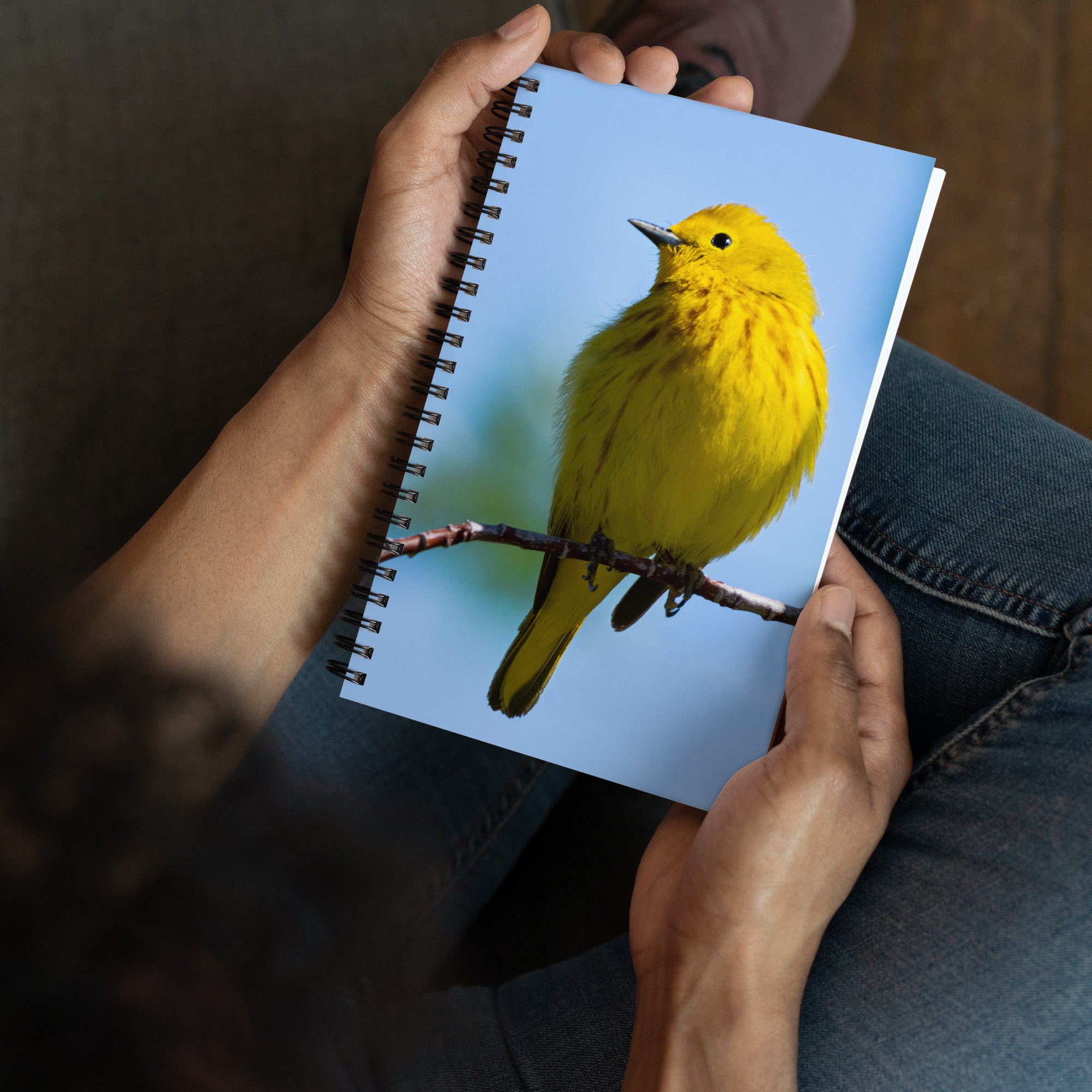 Yellow Warbler Spiral Notebook - The Overland Diaries