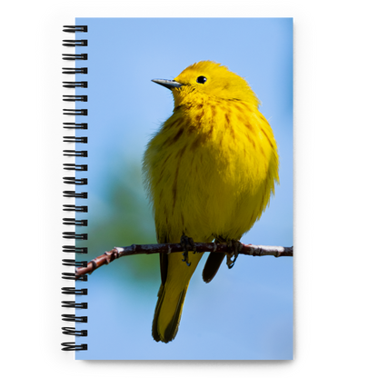 Yellow Warbler Spiral Notebook - The Overland Diaries