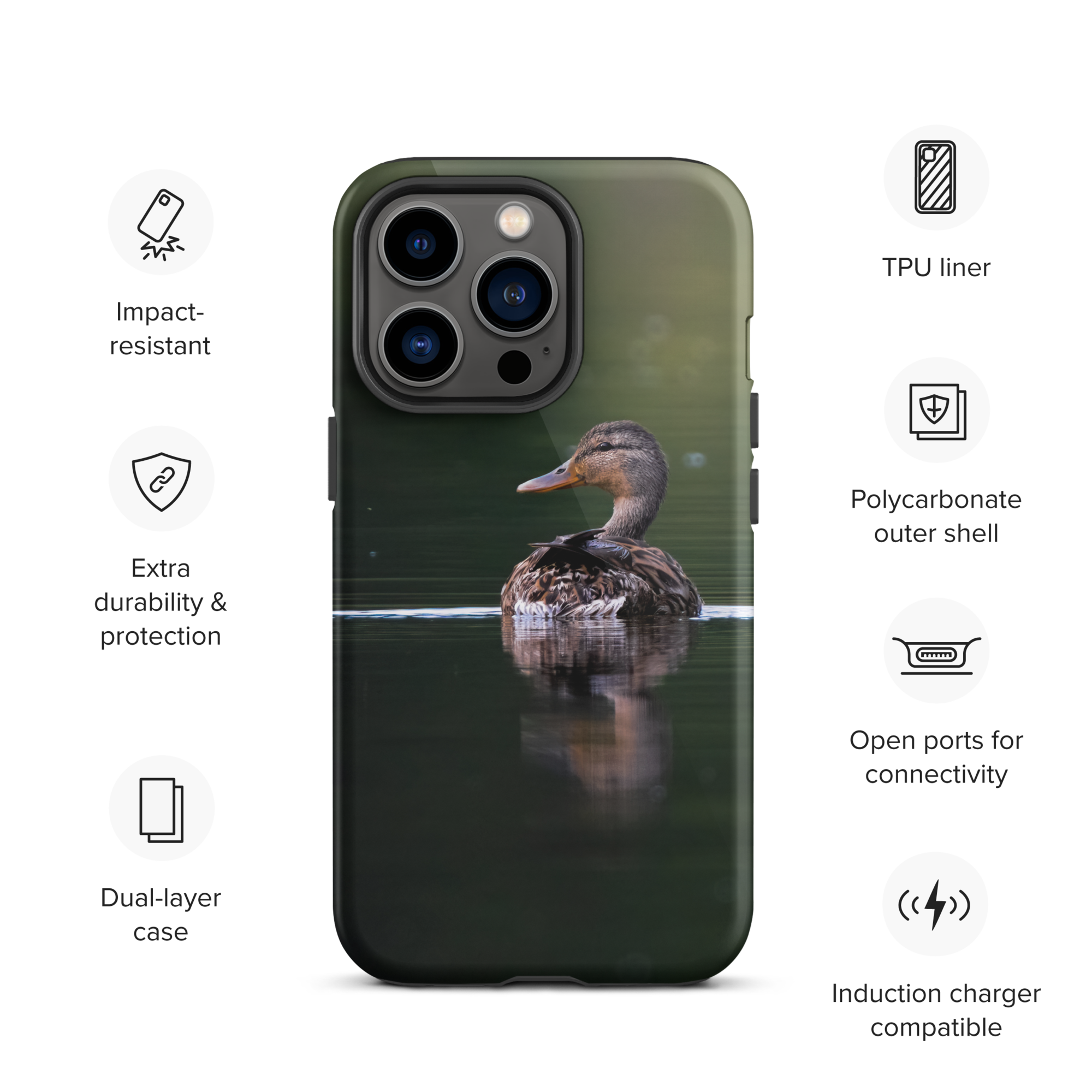 Female Mallard Duck Tough Case for iPhone® - The Overland Diaries