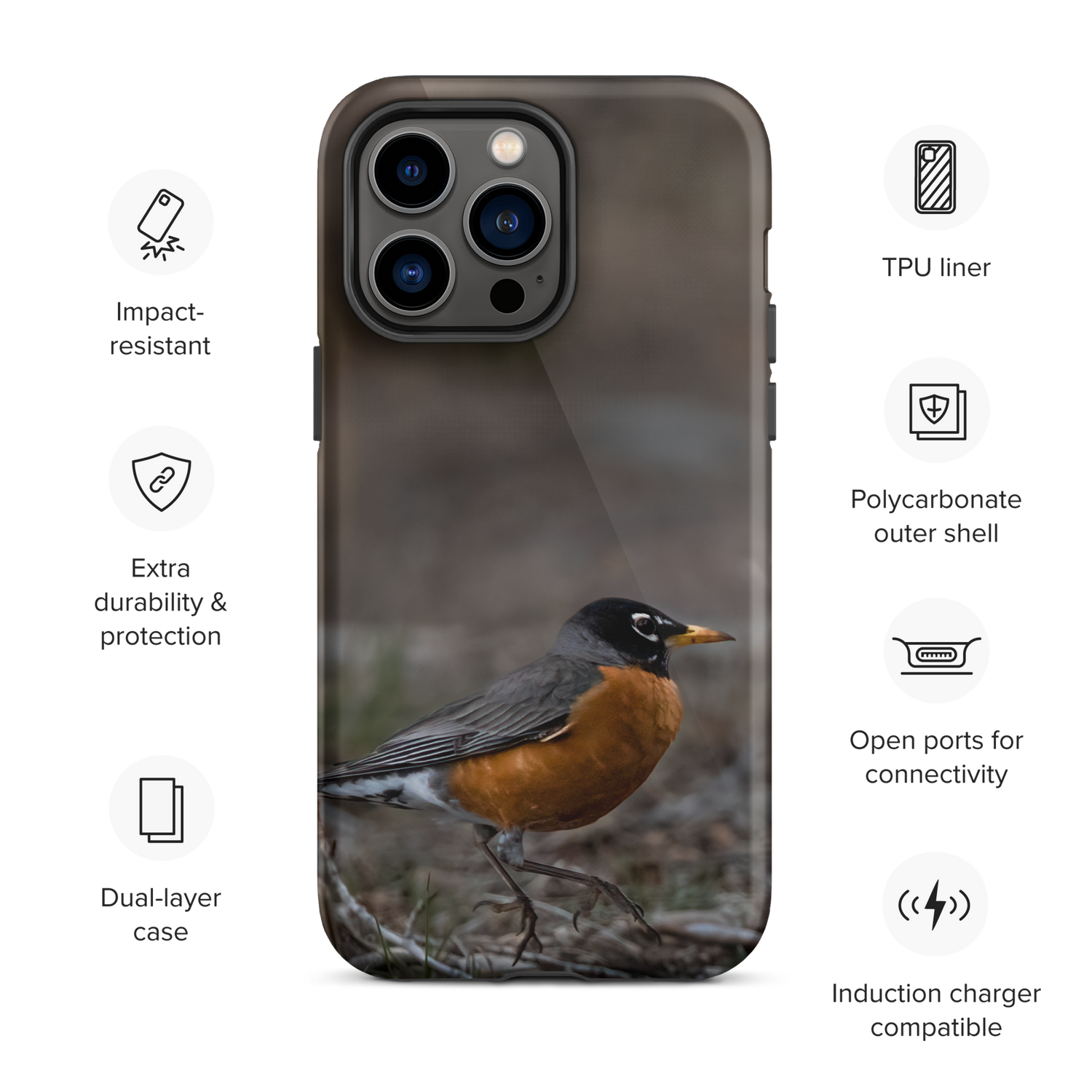 Bobbin Robin Tough Case for iPhone® - The Overland Diaries